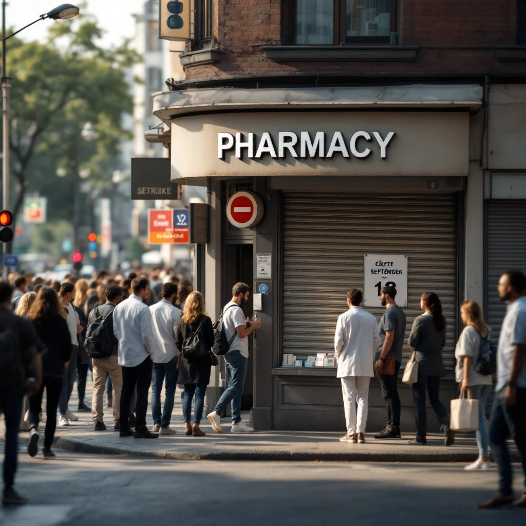 Grève des pharmacies 18 septembre