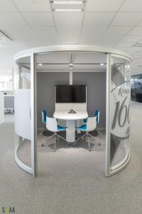 cabine acoustique en entreprise