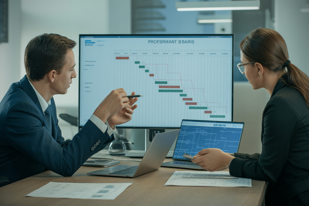 Réunion de planification d’une PME avant des appels d’offres Iter