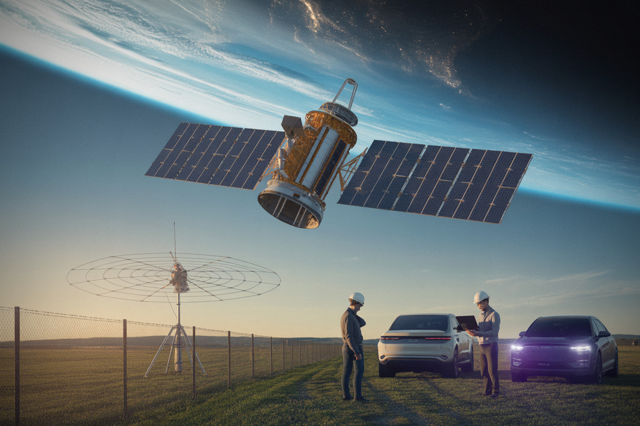 Concept de station au sol recevant l’énergie solaire orbitale en micro-ondes