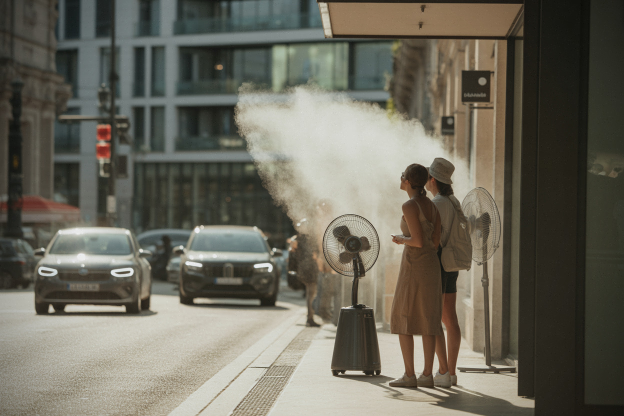 Pic de climatisation en ville, consommation électrique en hausse en été