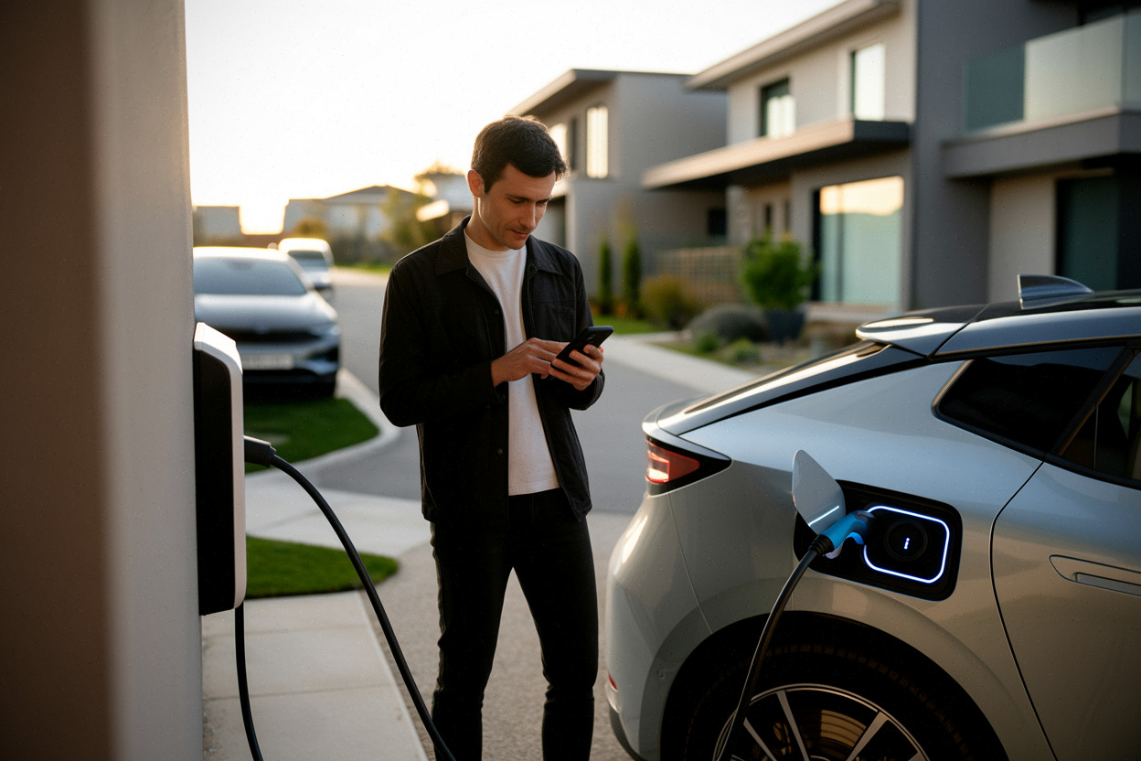 Recharge de véhicule électrique et suivi facture au tarif réglementé
