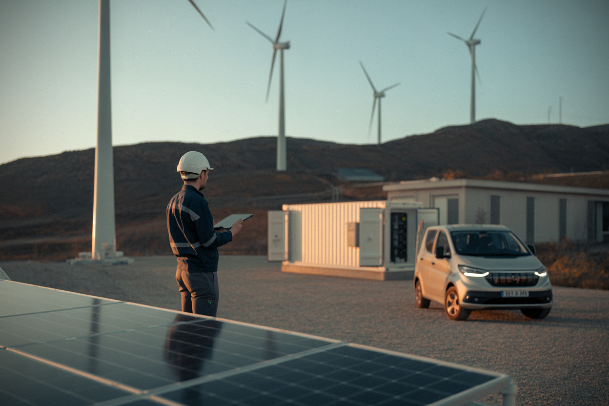 d8ec2e364ff9c95a 122 MW, éolien, solaire, batteries, EDP lance les tests en Espagne, ce mix hybride surprend le réseau et les investisseurs