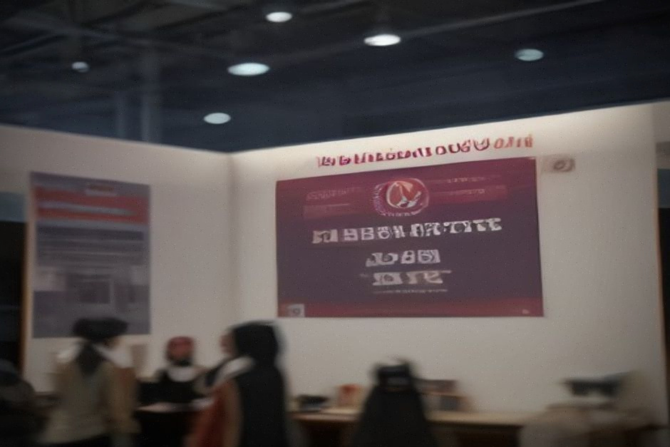 Délégation qatarie échangeant avec des talents au salon STIC’26 à Ouagadougou