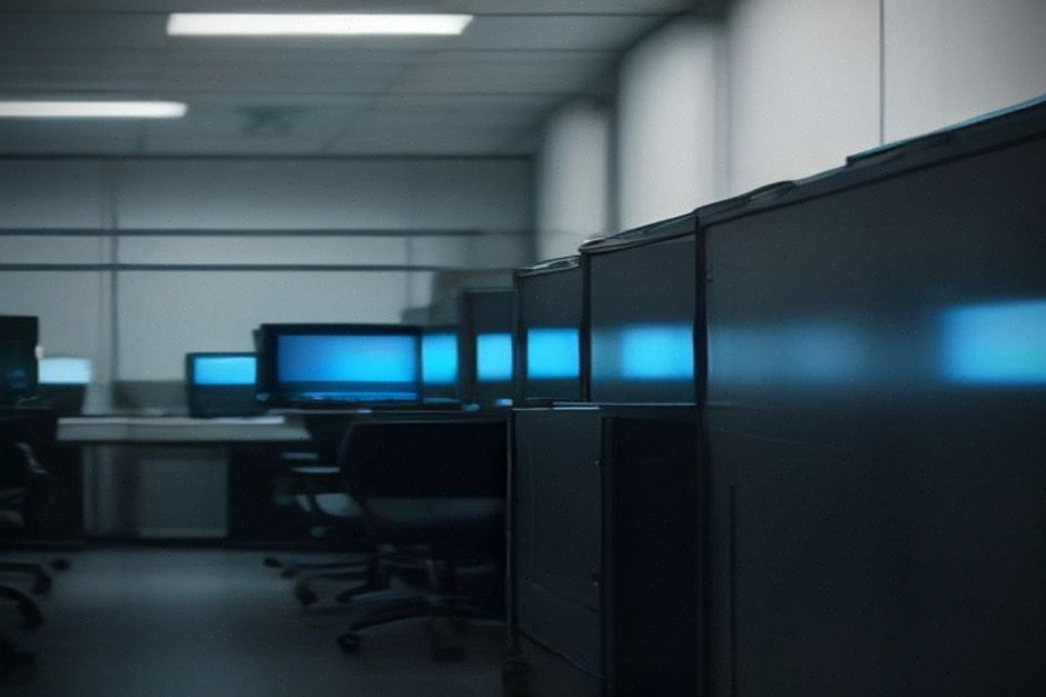 Salle de contrôle d’un data center surveillant énergie et refroidissement