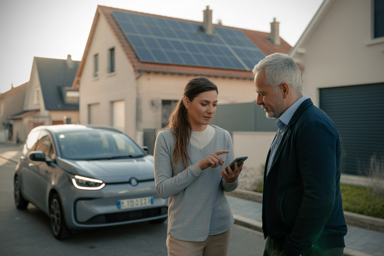 a4f82b92b0630d4a 25 à 5 centimes le kWh, surplus solaire partagé entre voisins via Linky, dans la Manche, ce dispositif surprend personne n'attendait