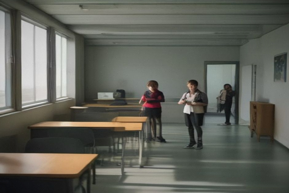 Classe en Suisse, élèves et professeur encadrent l’usage d’outils IA